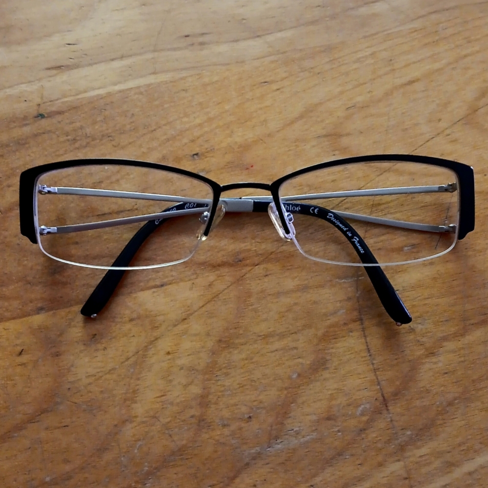Chloe half rim eyeglass frames CL1209 womens designer